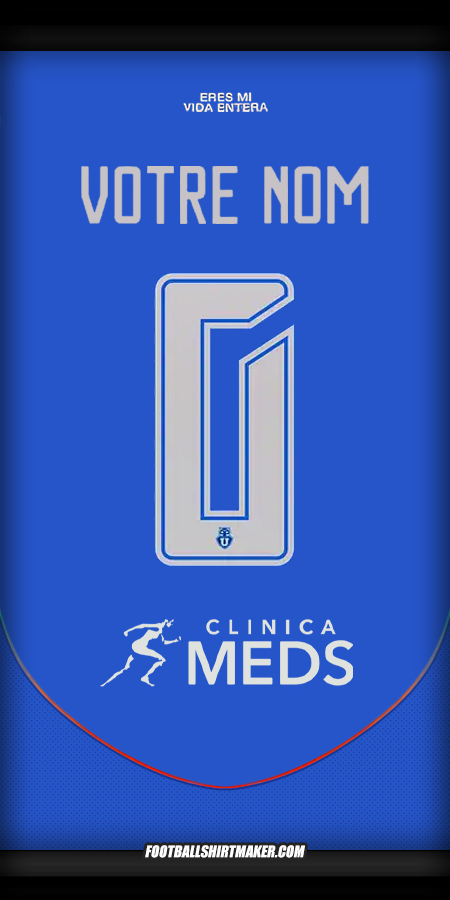 Maillot Universidad de Chile 2025 -  votre nom - 0