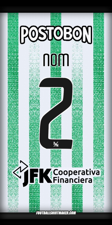 Maillot Atletico Nacional 2025 -  nom - 2