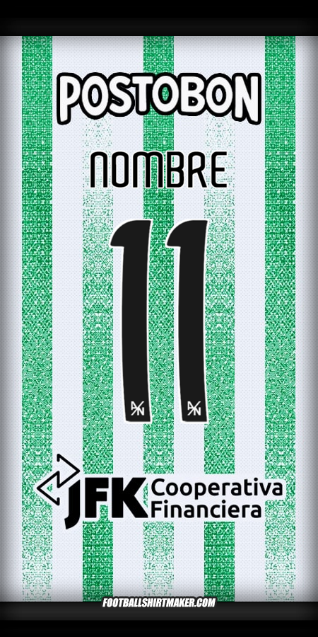 Camiseta Atletico Nacional 2025 -  nombre - 11