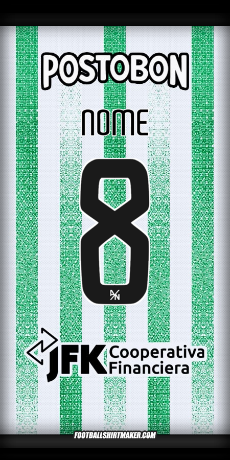 Camisola Atletico Nacional 2025 -  nome - 8