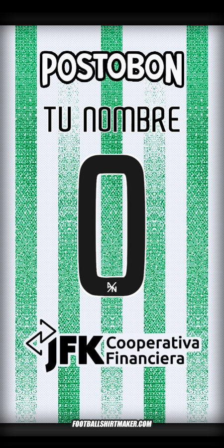 Camiseta Atletico Nacional 2025 -  tu nombre - 0