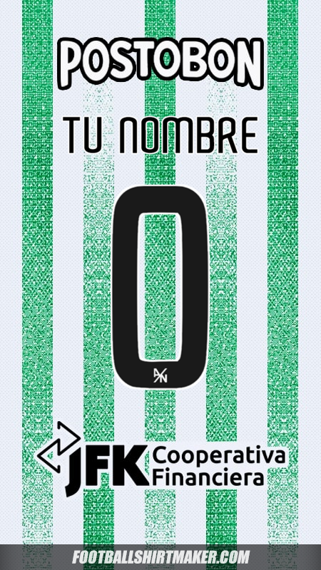 Camiseta Atletico Nacional 2025 -  tu nombre - 0