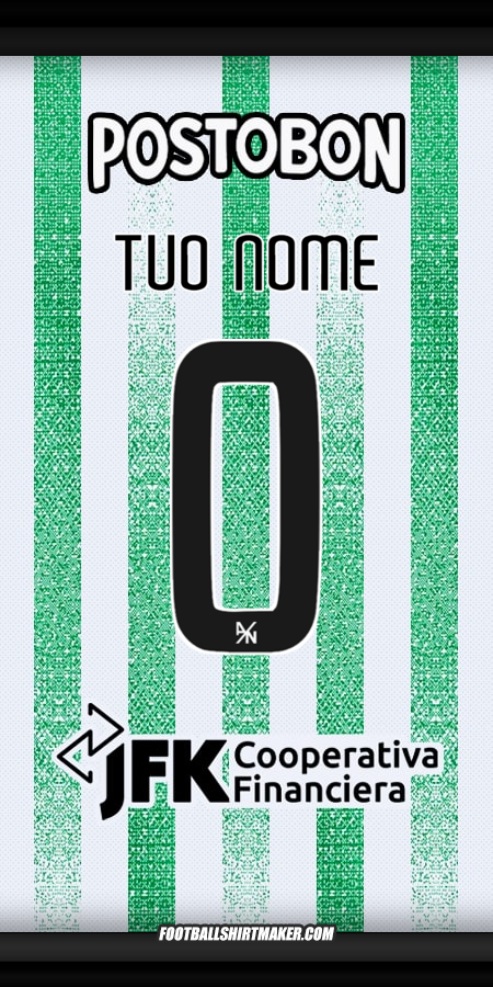 Maglia Atletico Nacional 2025 -  tuo nome - 0
