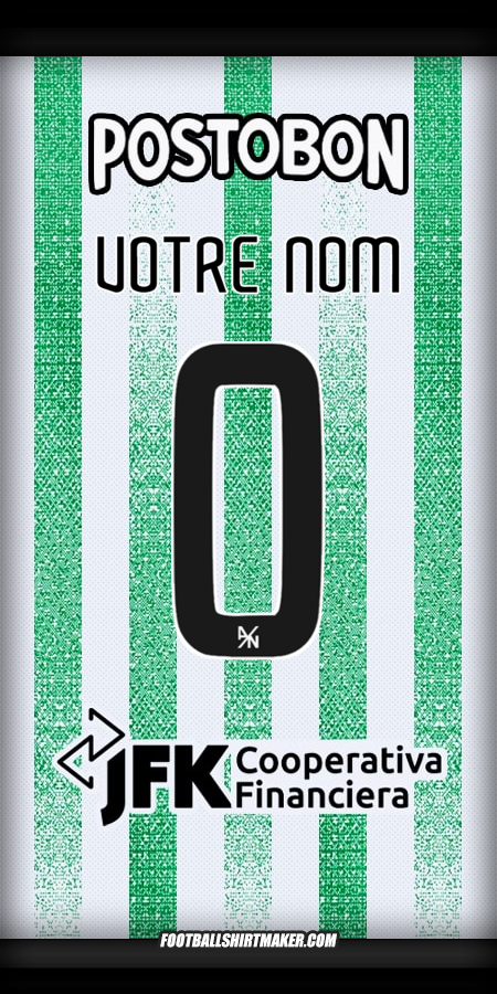 Maillot Atletico Nacional 2025 -  votre nom - 0