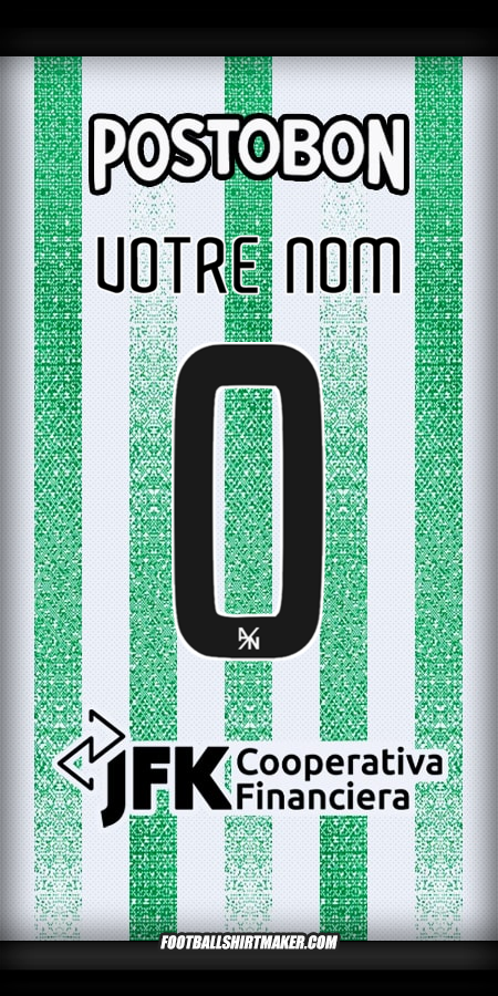 Maillot Atletico Nacional 2025 -  votre nom - 0