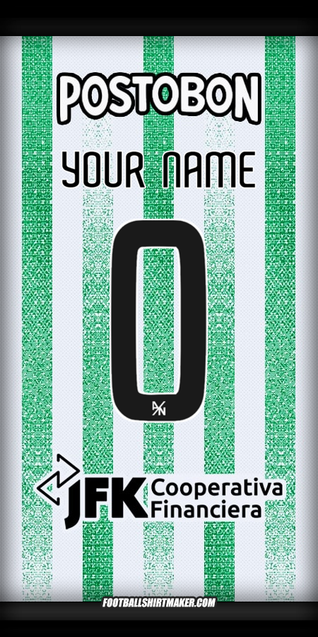 Jersey Atletico Nacional 2025 -  your name - 0