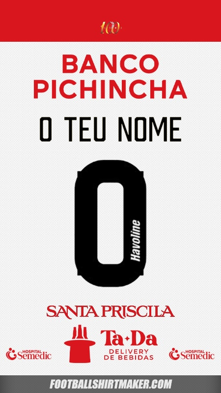 Camisola Barcelona SC 2025 II -  o teu nome - 0