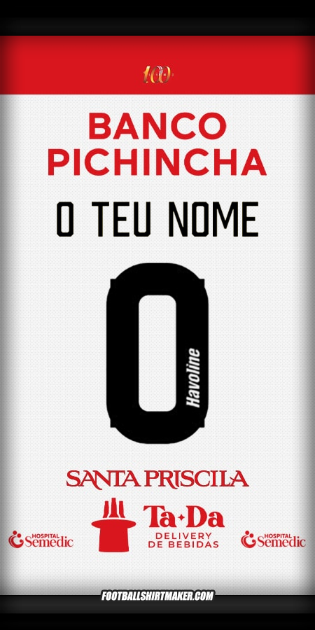 Camisola Barcelona SC 2025 Alternativa -  o teu nome - 0