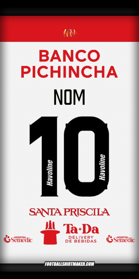 Maillot Barcelona SC 2025 Extérieur -  nom - 10