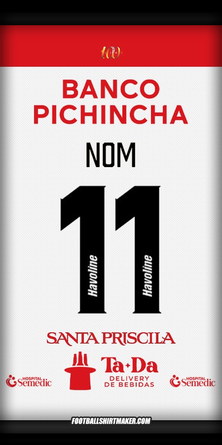 Maillot Barcelona SC 2025 Extérieur -  nom - 11