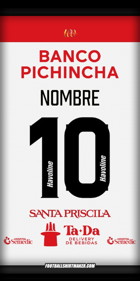 Jersey Barcelona SC 2025 Visita -  nombre - 10