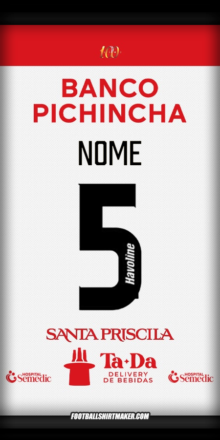 Camisola Barcelona SC 2025 Alternativa -  nome - 5