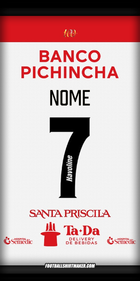 Camisola Barcelona SC 2025 Alternativa -  nome - 7