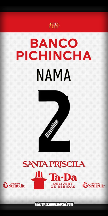 Jersey Barcelona SC 2025 Alternatif -  nama - 2