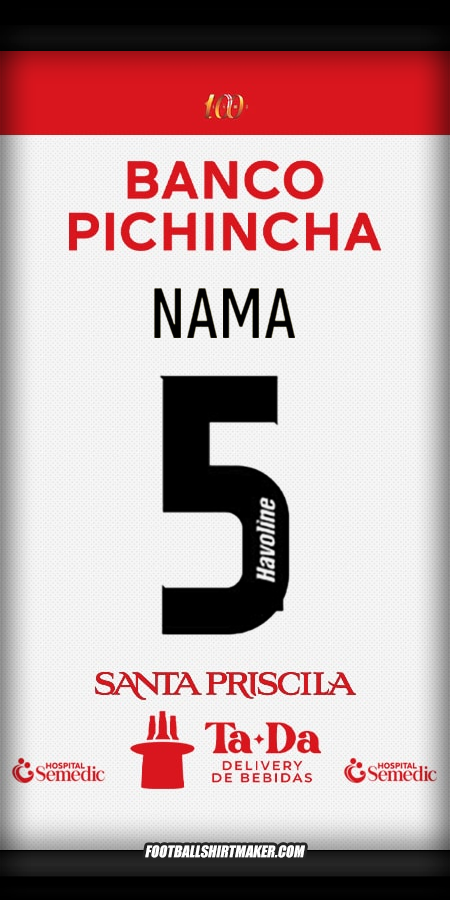 Jersey Barcelona SC 2025 Alternatif -  nama - 5