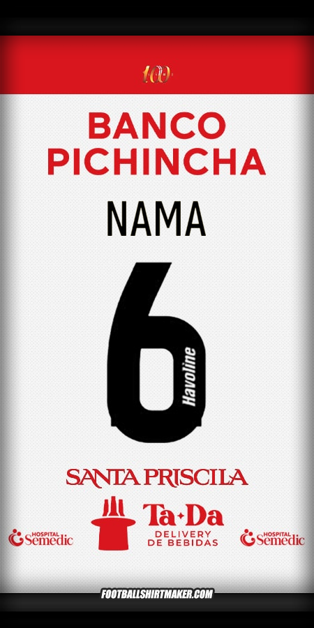 Jersey Barcelona SC 2025 Alternatif -  nama - 6