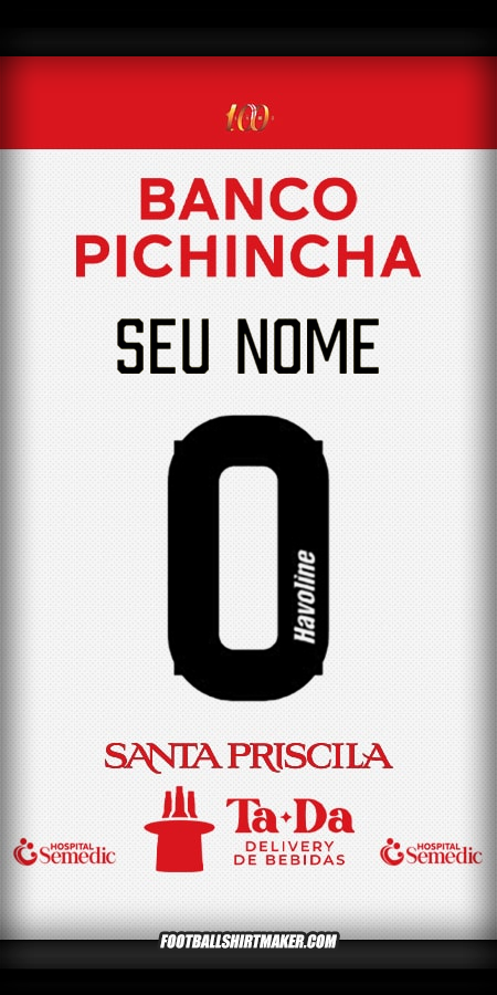 Camisa Barcelona SC 2025 Alternativa -  seu nome - 0