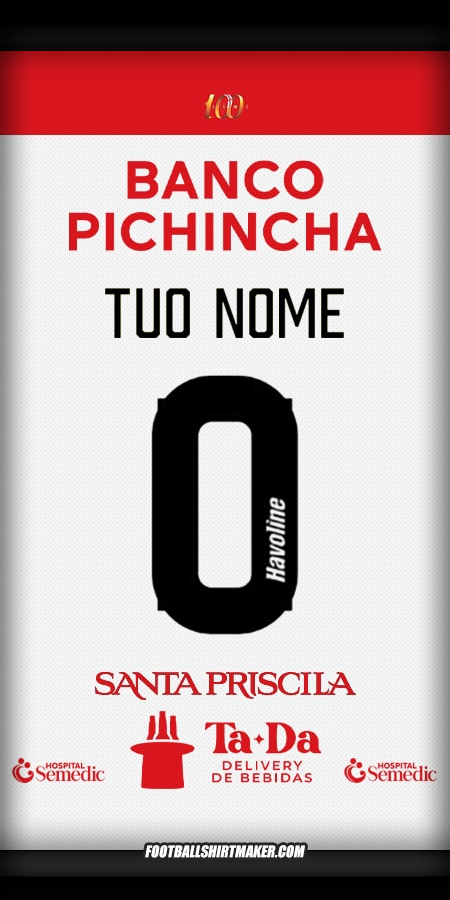 Maglia Barcelona SC 2025 Seconda -  tuo nome - 0