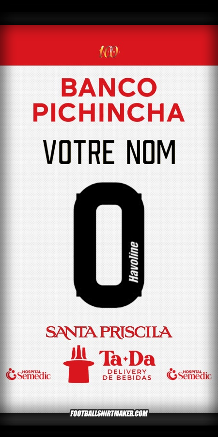 Maillot Barcelona SC 2025 Extérieur -  votre nom - 0