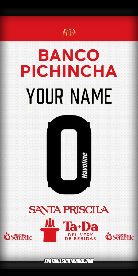 Jersey Barcelona SC 2025 II -  your name - 0