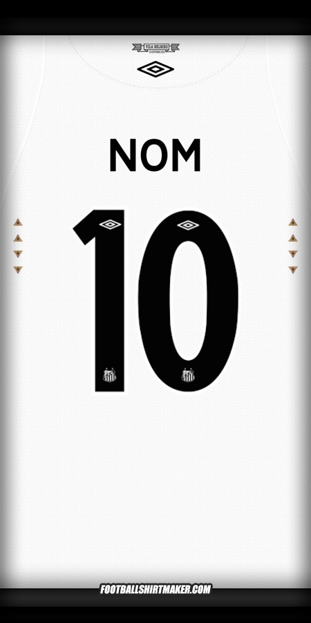 Maillot Santos FC 2024/2025 -  nom - 10