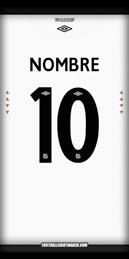 Camiseta Santos FC 2024/2025 -  nombre - 10