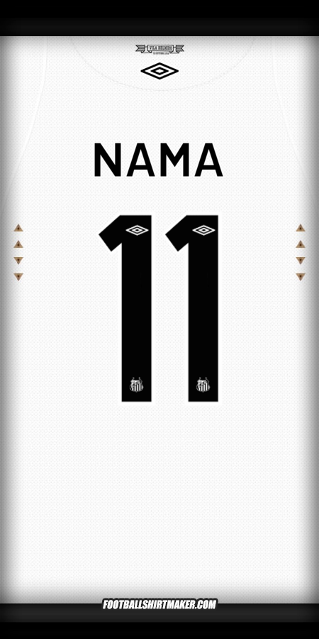 Jersey Santos FC 2024/2025 -  nama - 11