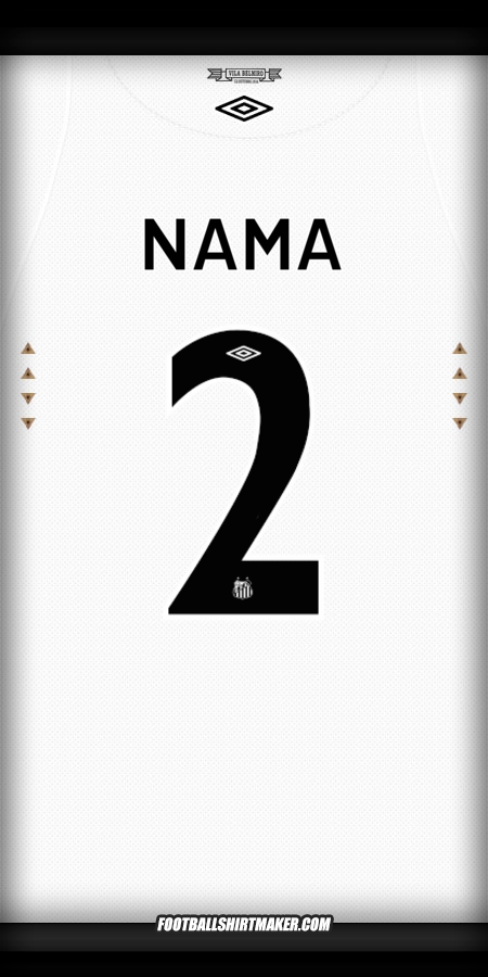Jersey Santos FC 2024/2025 -  nama - 2
