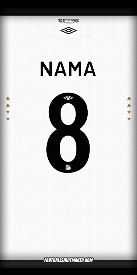 Jersey Santos FC 2024/2025 -  nama - 8