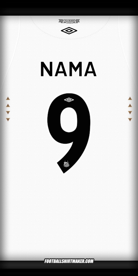 Jersey Santos FC 2024/2025 -  nama - 9