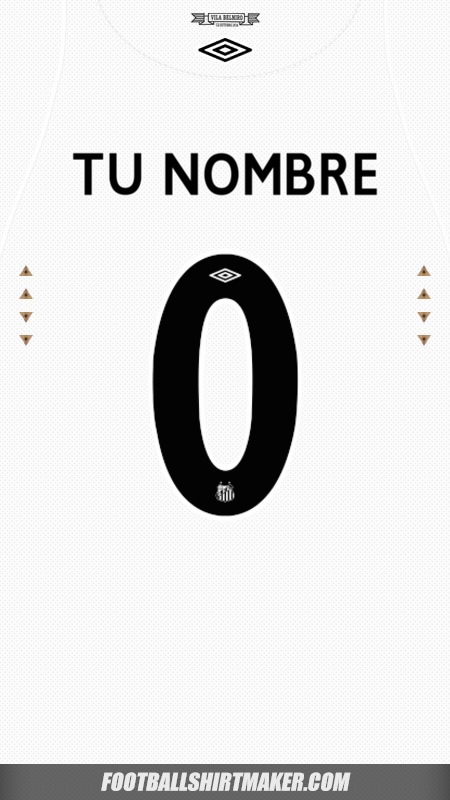 Camiseta Santos FC 2024/2025 -  tu nombre - 0