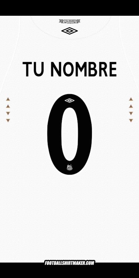 Jersey Santos FC 2024/2025 -  tu nombre - 0