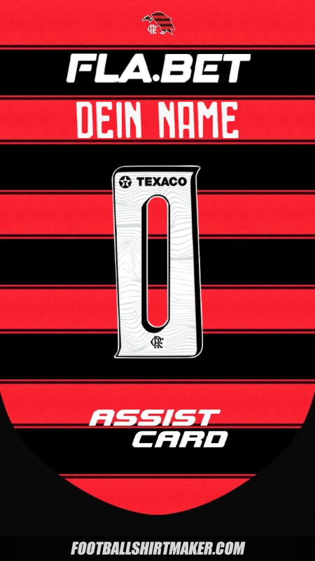 Trikot Flamengo 2025 -  dein name - 0