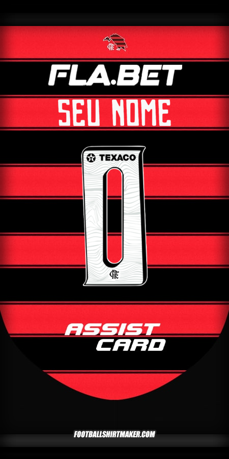 Camisa Flamengo 2025 -  seu nome - 0