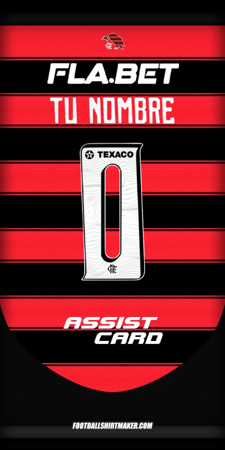 Jersey Flamengo 2025 -  tu nombre - 0