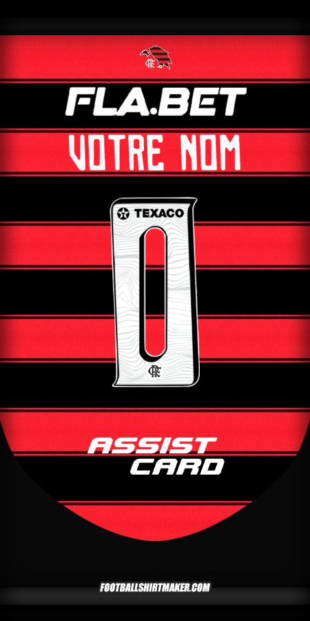 Maillot Flamengo 2025 -  votre nom - 0