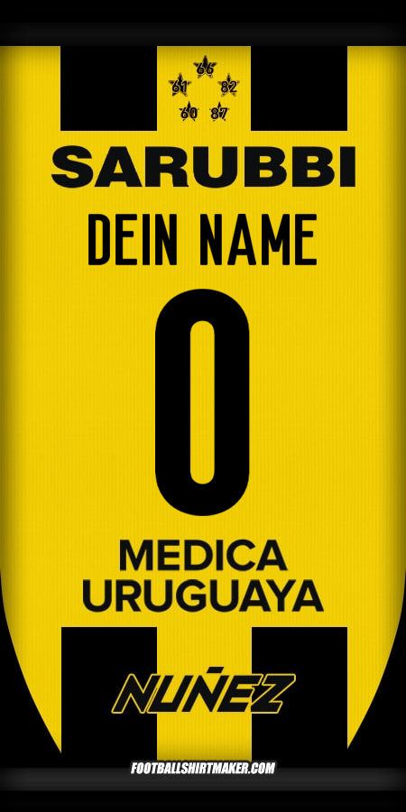 Trikot Peñarol 2025 -  dein name - 0