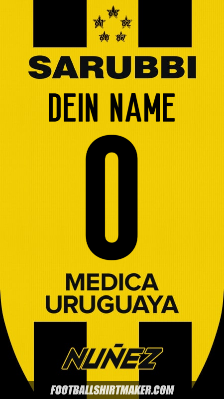 Trikot Peñarol 2025 -  dein name - 0