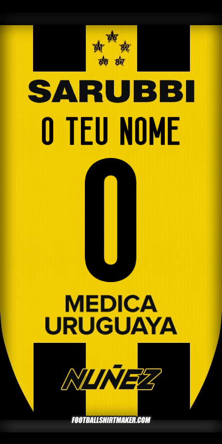 Camisola Peñarol 2025 -  o teu nome - 0
