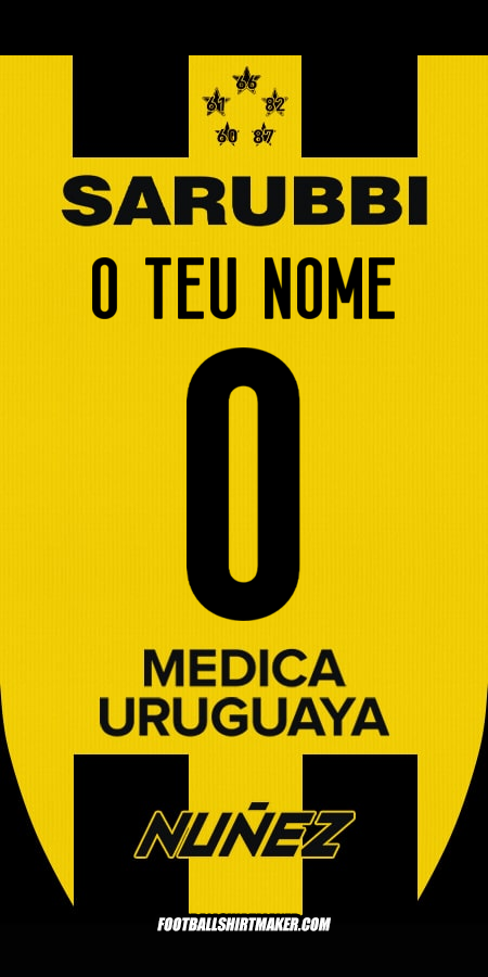 Camisola Peñarol 2025 -  o teu nome - 0