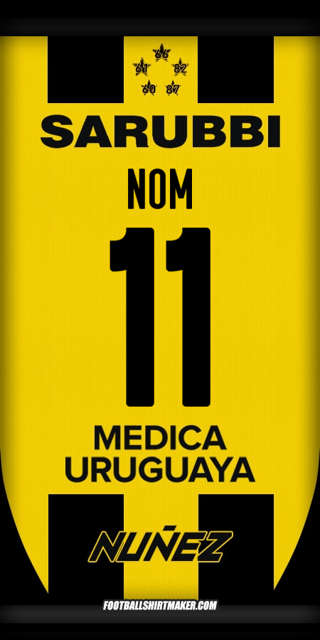 Maillot Peñarol 2025 -  nom - 11
