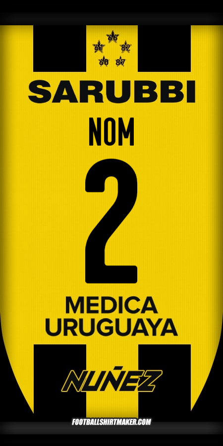 Maillot Peñarol 2025 -  nom - 2