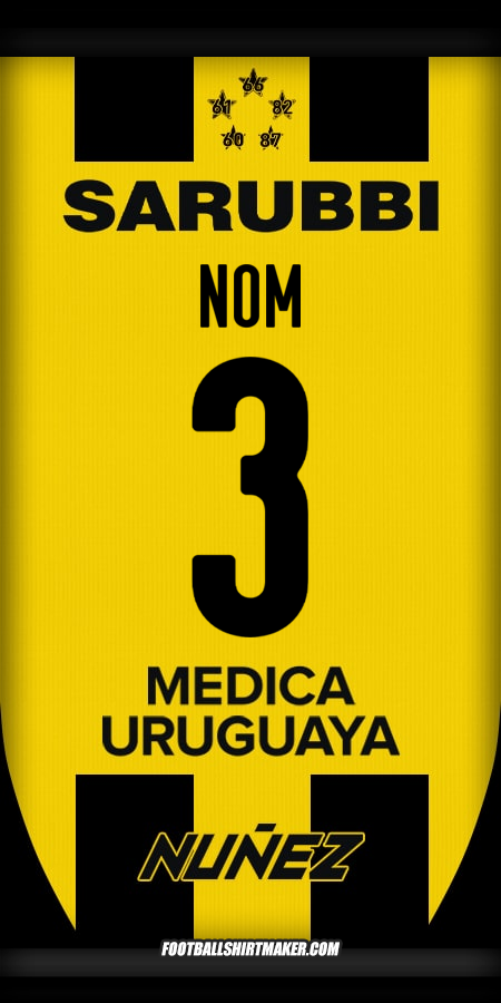 Maillot Peñarol 2025 -  nom - 3