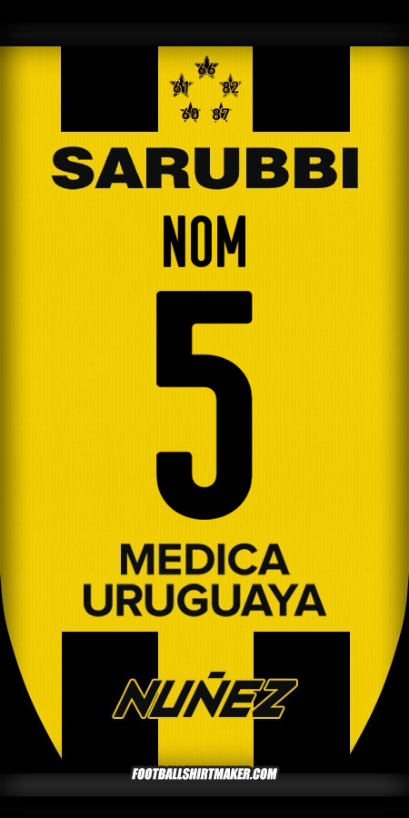 Maillot Peñarol 2025 -  nom - 5