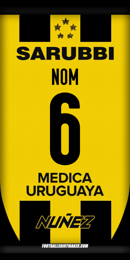 Maillot Peñarol 2025 -  nom - 6
