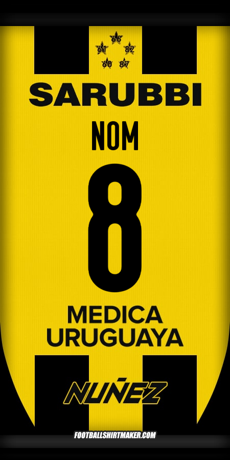 Maillot Peñarol 2025 -  nom - 8