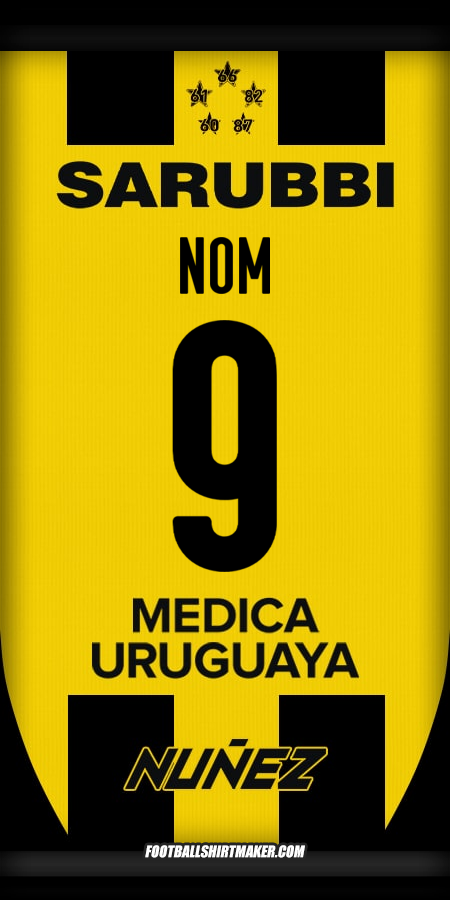 Maillot Peñarol 2025 -  nom - 9