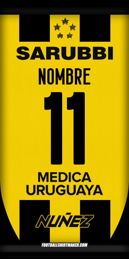Jersey Peñarol 2025 -  nombre - 11