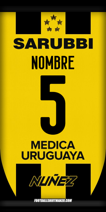 Camiseta Peñarol 2025 -  nombre - 5