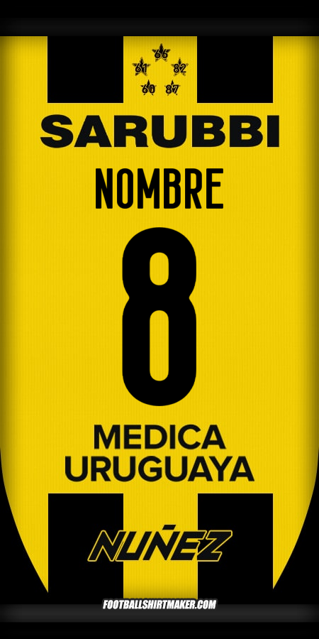 Camiseta Peñarol 2025 -  nombre - 8